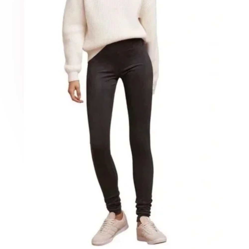 𝅺WILFRED | ARITZIA | Daria | Faux Suede | Stretchy | Legging | Black | Size S